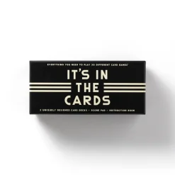 Galison It's In The Cards Playing Card Game Set