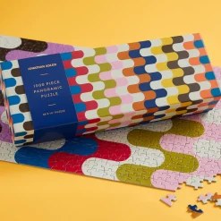 Galison Jonathan Adler Bargello 1000 Piece Panoramic Puzzle