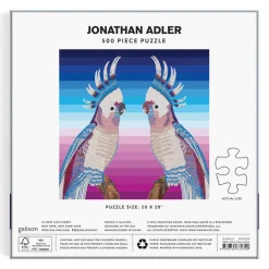 Galison Jonathan Adler Parrots 500 Piece Puzzle
