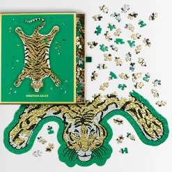 Galison Jonathan Adler Safari 750 Piece Shaped Foil Jigsaw Puzzle