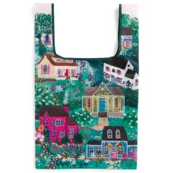 Galison Joy Laforme Cottage Hills Packable Nylon Tote Bag