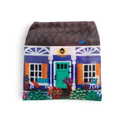 Galison Joy Laforme Cottage Hills Packable Nylon Tote Bag