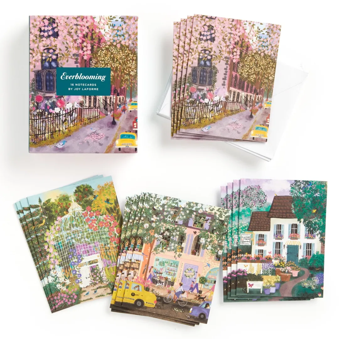 Galison Joy Laforme Everblooming Greeting Card Assortment
