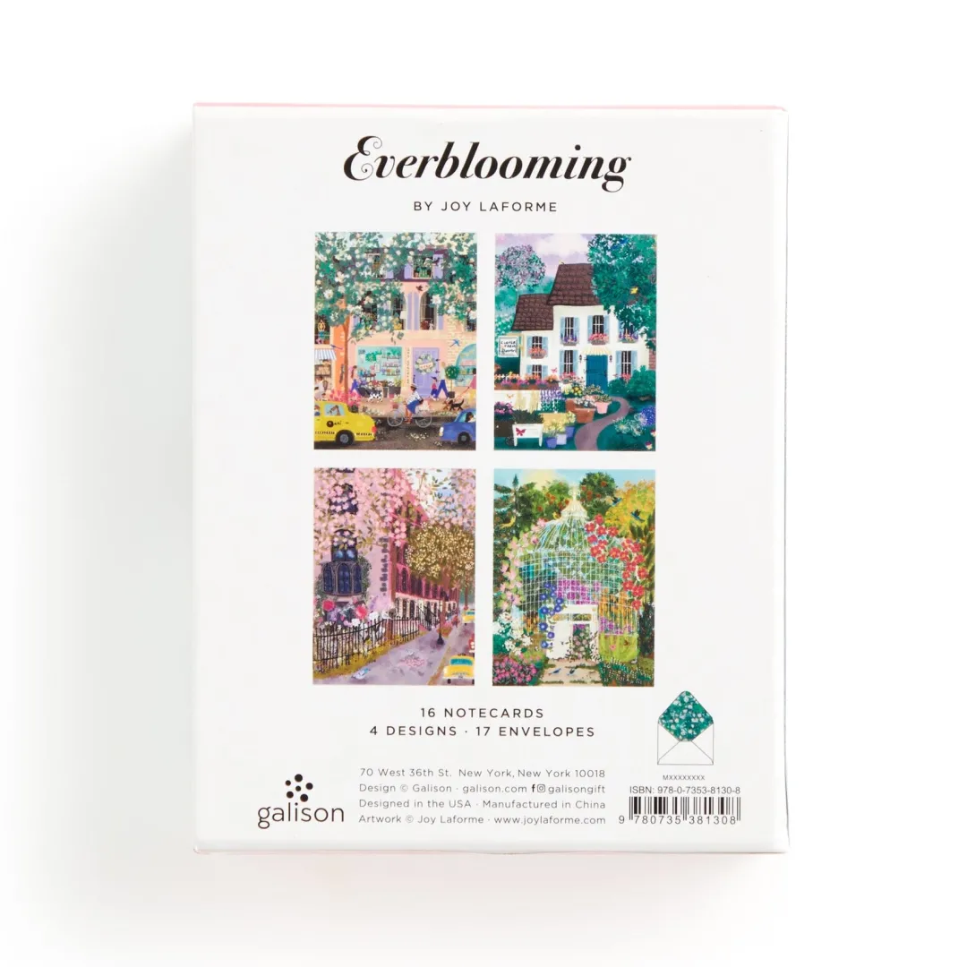 Galison Joy Laforme Everblooming Greeting Card Assortment