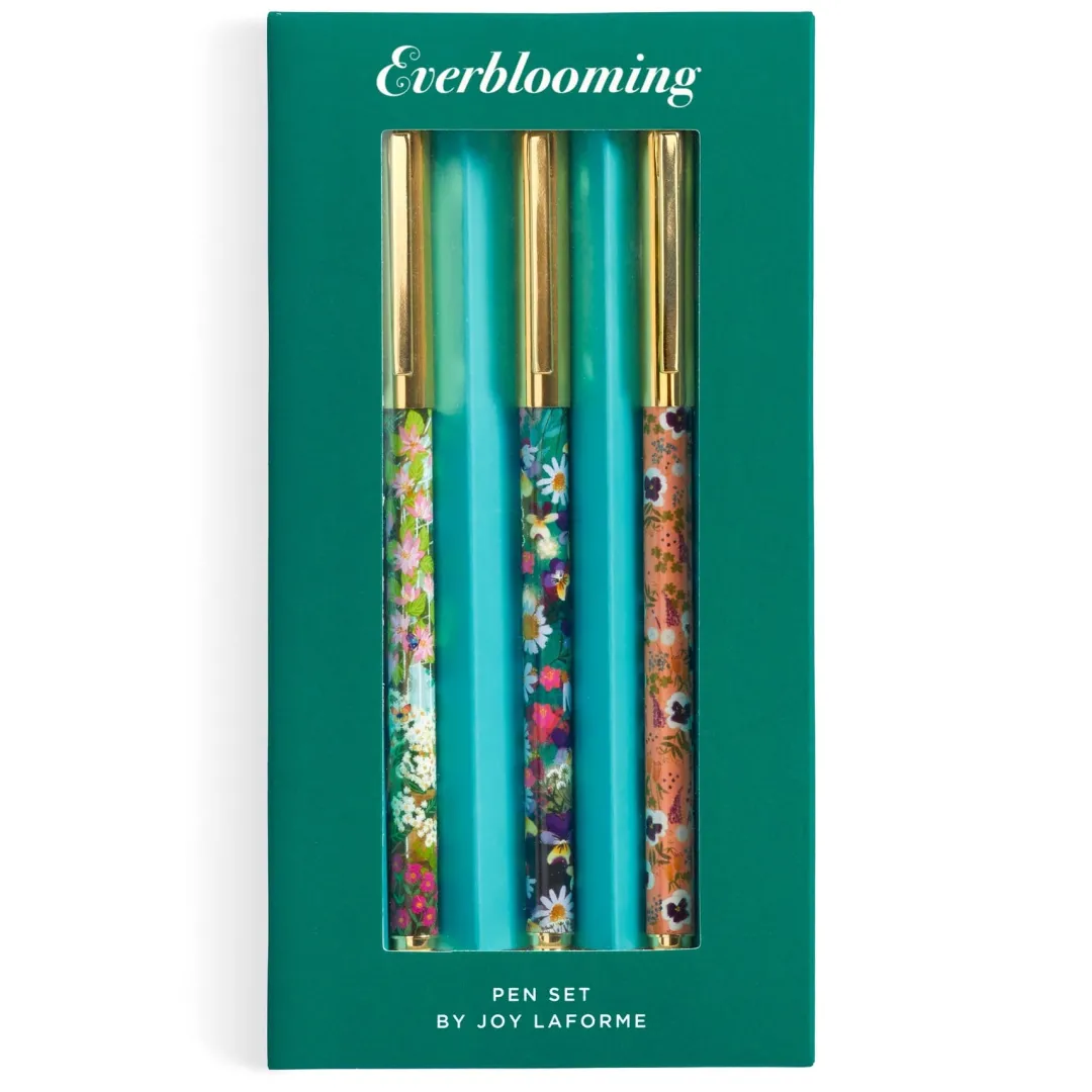 Galison Joy Laforme Everblooming Everyday Pen Set