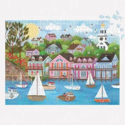Galison Joy Laforme Harbor by the Sea 1000 Piece Puzzle