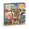 Galison Joy Laforme Merry Market 1000 Piece Foil Puzzle in a Square Box