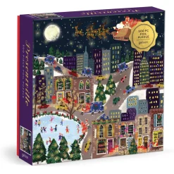 Galison Joy Laforme Presentville 500 Piece Foil Puzzle
