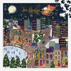 Galison Joy Laforme Presentville 500 Piece Foil Puzzle