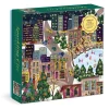 Galison Joy Laforme Sparkling City 1000 Piece Foil Puzzle In a Square Box