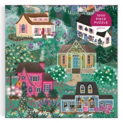 Galison Joy Laforme The Cottage Hills 1000 Piece Puzzle in a Square Box