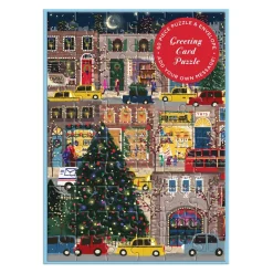 Galison Joy Laforme Winter Lights Greeting Card Puzzle