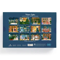 Galison Joy Laforme Winter Lights 12 Days of Puzzles Holiday Countdown