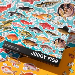 Galison Judgy Fish 1000 Piece Puzzle