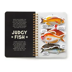 Galison Judgy Fish Sticker Book