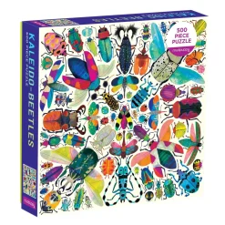 Galison Kaleido Beetles 500 Piece Family Puzzle