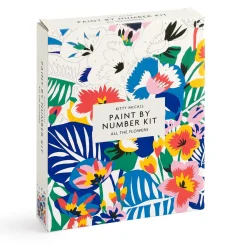 Galison Kitty McCall All the Flowers Paint By Number Kit
