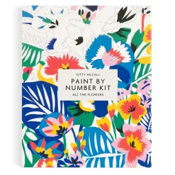 Galison Kitty McCall All the Flowers Paint By Number Kit