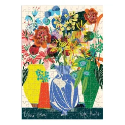 Galison Kitty McCall Blue Vase 250 Piece Wood Puzzle