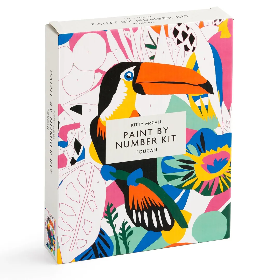 Galison Kitty McCall Toucan Paint By Number Kit