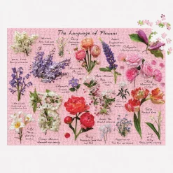 Galison Language of Flowers 1000 Piece Puzzle