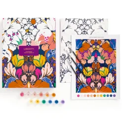 Galison Liberty 9 x 12 Paint by Number Kit Glastonbury