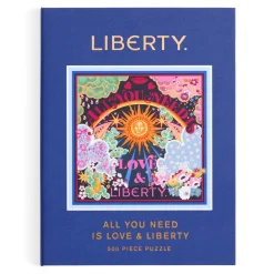 Galison Liberty All You Need is Love 500 Piece Book Puzzle