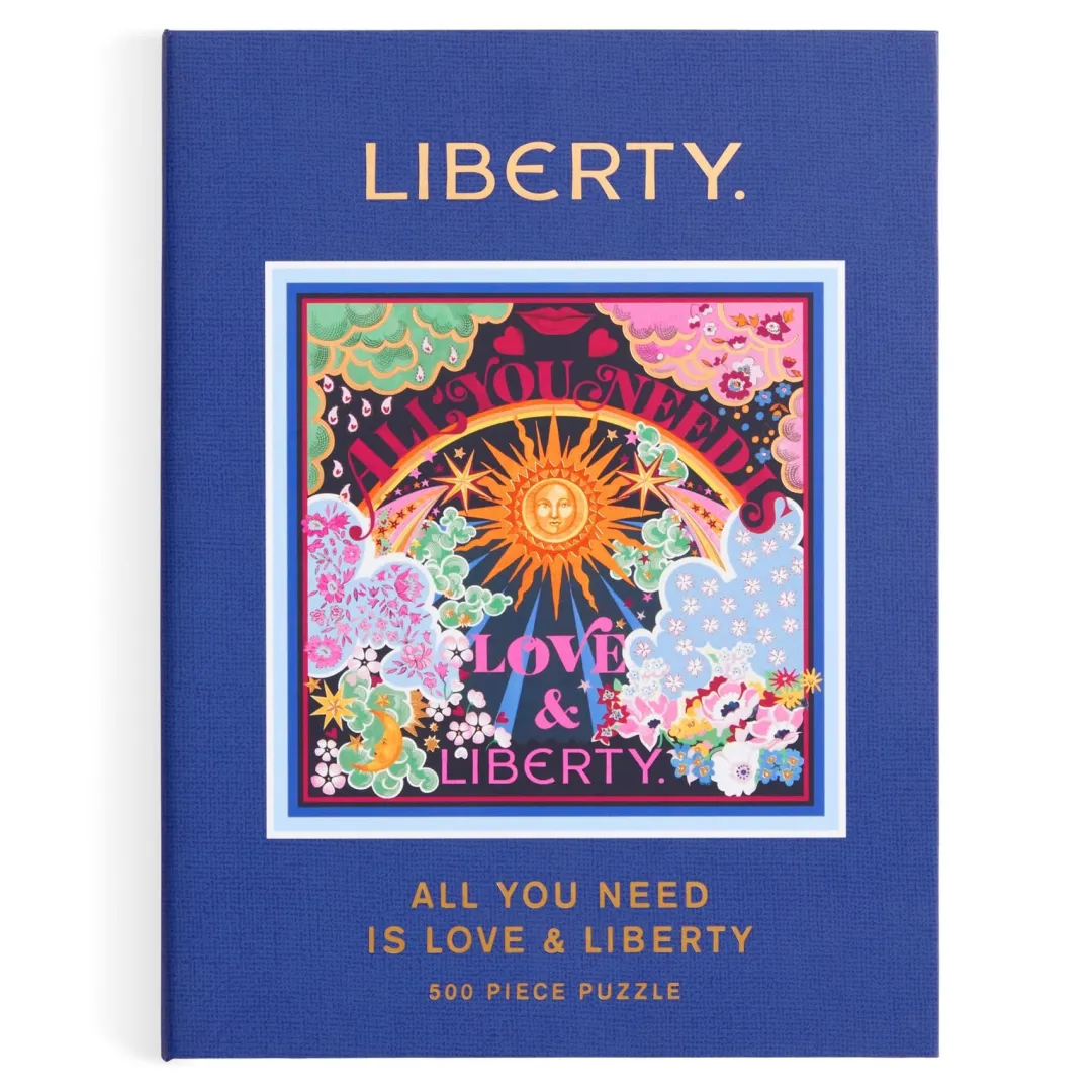 Galison Liberty All You Need is Love 500 Piece Book Puzzle