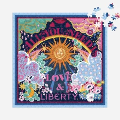 Galison Liberty All You Need is Love 500 Piece Book Puzzle