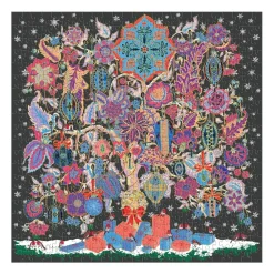 Galison Liberty Christmas Tree of Life 500 Piece Foil Puzzle