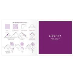 Galison Liberty Classic Floral Origami Flower Kit