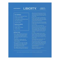 Galison Liberty Glastonbury 11 x 14 Paint By Number Kit