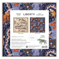 Galison Liberty London Maxine Double-Sided 500 Piece Jigsaw Puzzle