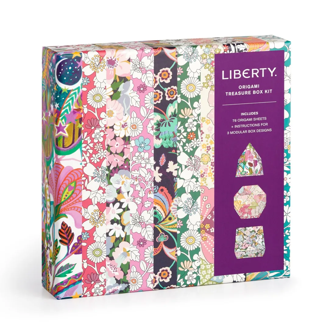 Galison Liberty Origami Treasure Box Kit