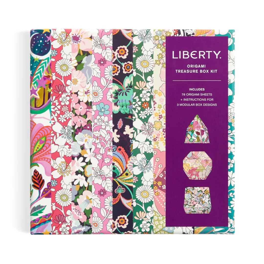 Galison Liberty Origami Treasure Box Kit