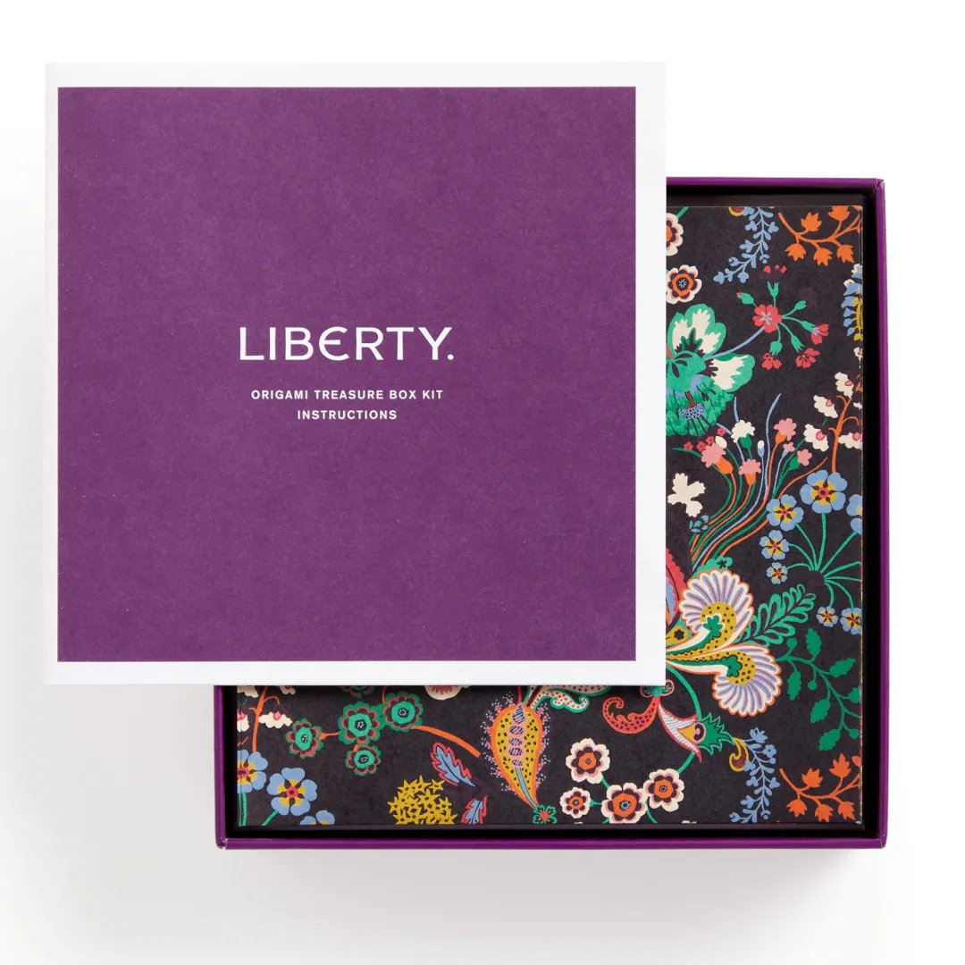 Galison Liberty Origami Treasure Box Kit