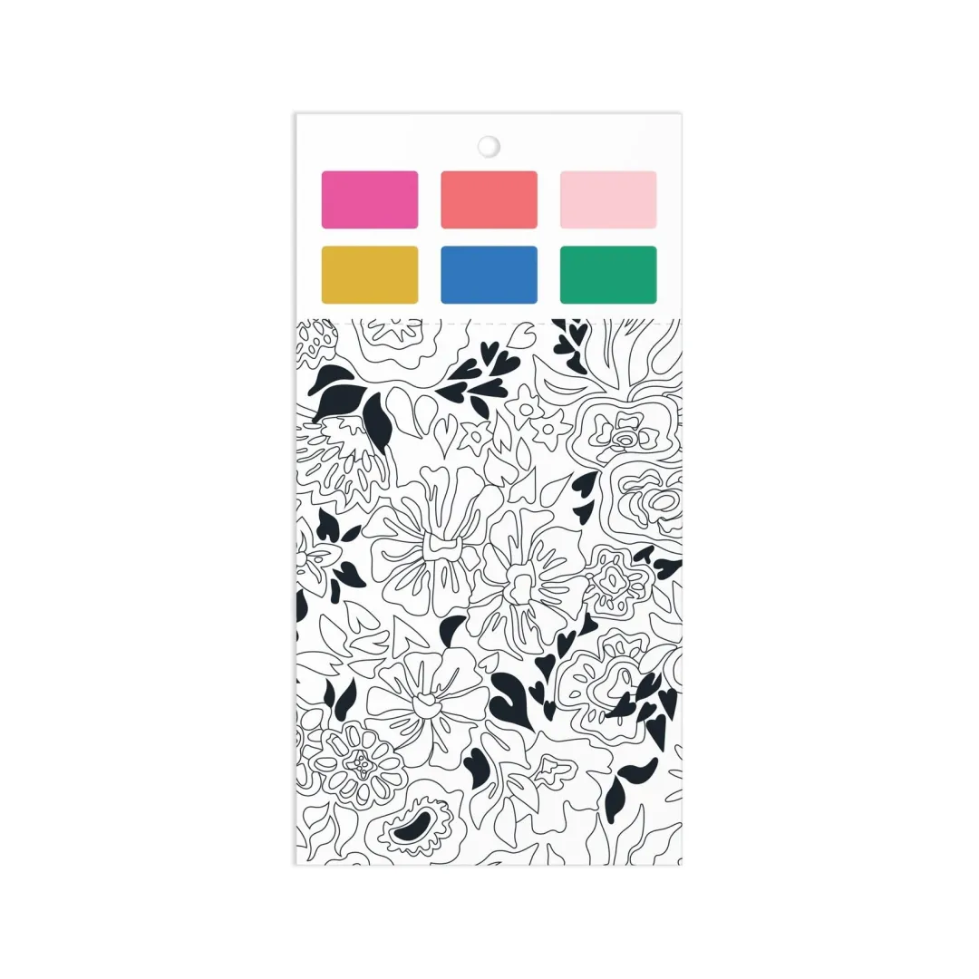 Galison Liberty Paint-In Print Set
