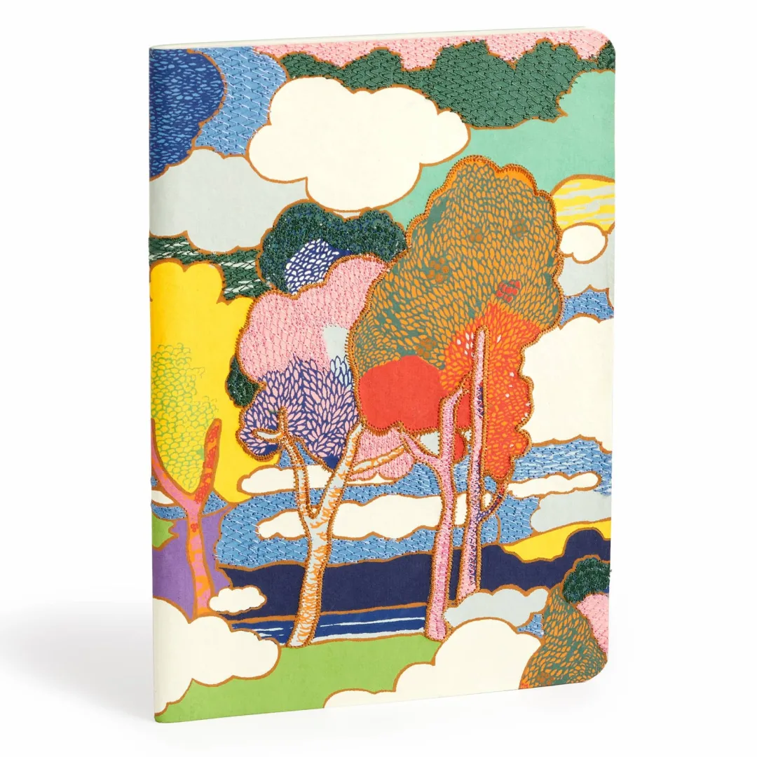 Galison Liberty Prospect Road Handmade Embroidered B5 Journal