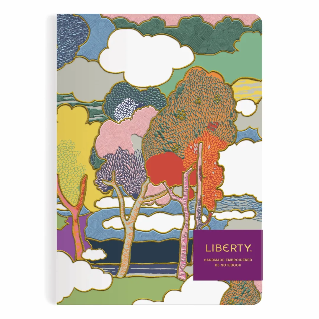Galison Liberty Prospect Road Handmade Embroidered B5 Journal