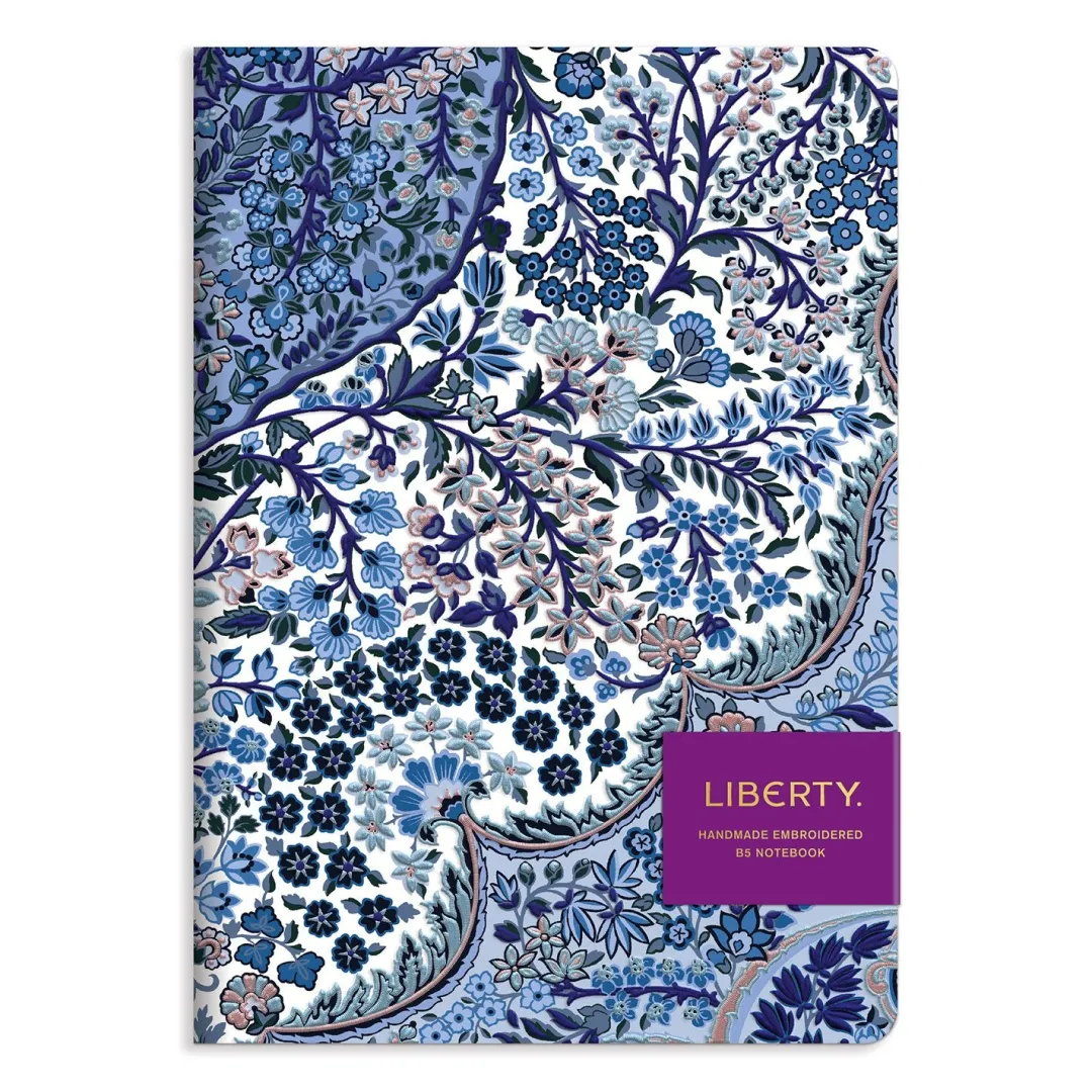 Galison Liberty Tanjore Gardens B5 Handmade Embroidered Journal