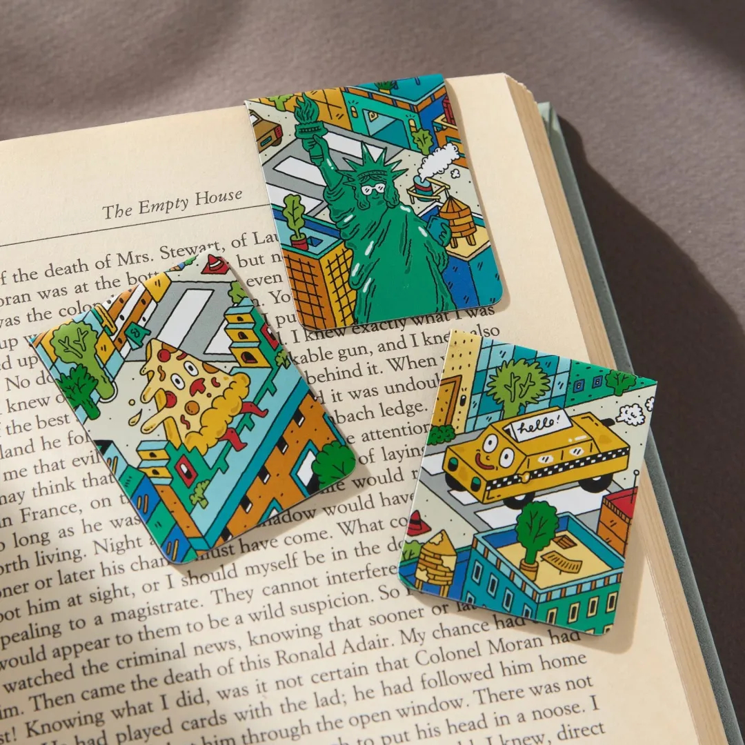Galison Life In The Big Apple Magnetic Bookmarks