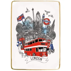 Galison London Medium Porcelain Tray