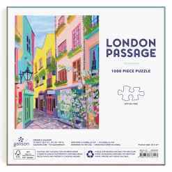 Galison London Passage 1000 Piece Puzzle in Square Box