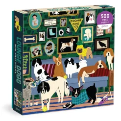 Galison Lounge Dogs 500 Piece Puzzle