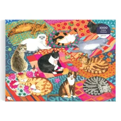Galison Lounging Cats 1000 Piece Puzzle