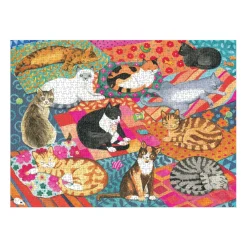 Galison Lounging Cats 1000 Piece Puzzle