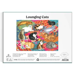 Galison Lounging Cats 1000 Piece Puzzle