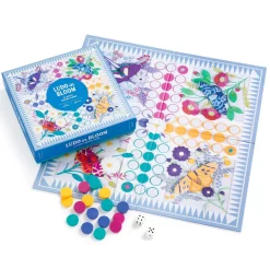 Galison Ludo In Bloom Classic Board Game Set