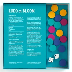 Galison Ludo In Bloom Classic Board Game Set