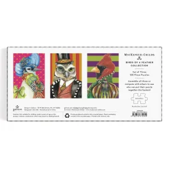 Galison MacKenzie-Childs Birds of a Feather Collection Puzzle Set